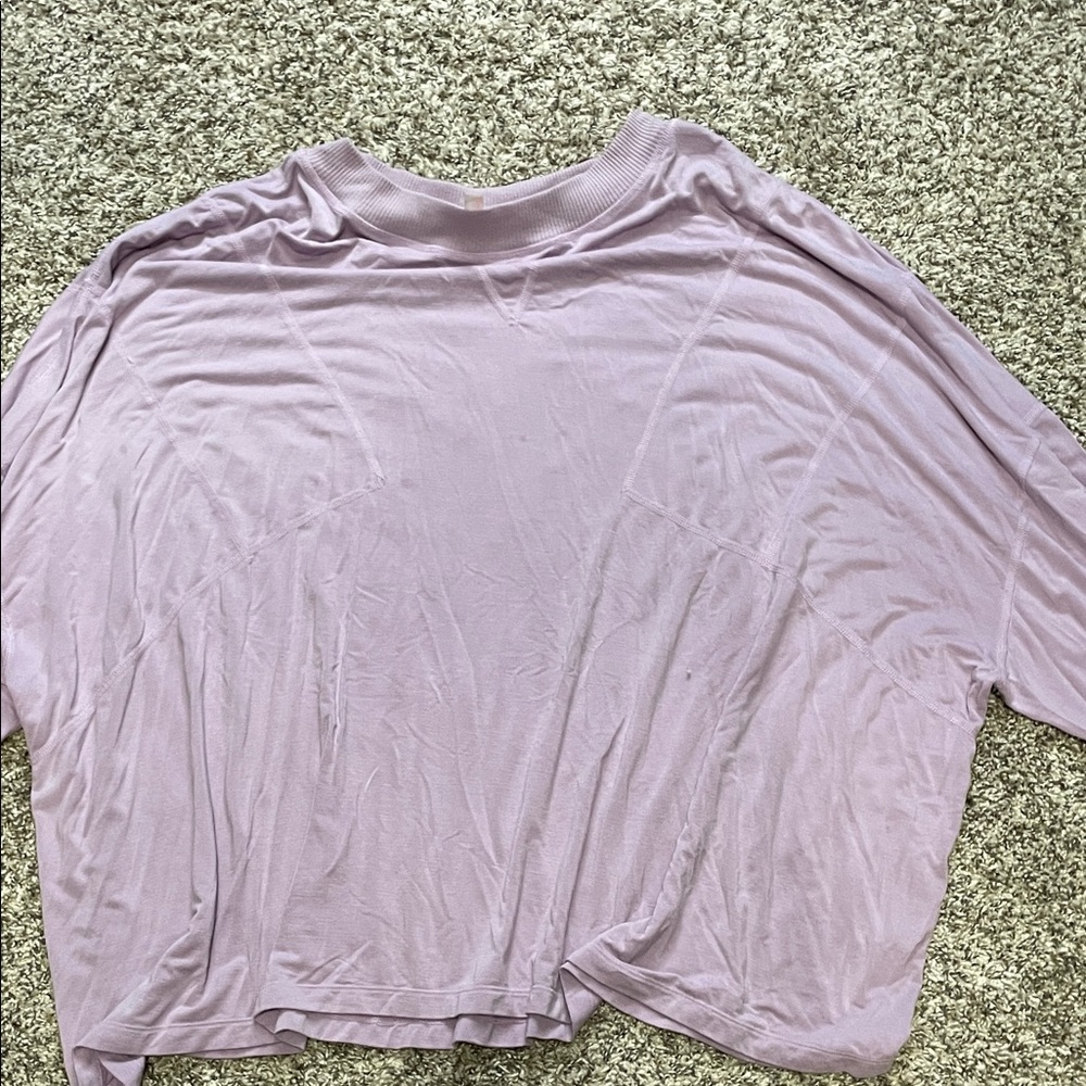 Free People Movement Light Purple Women's Blouse